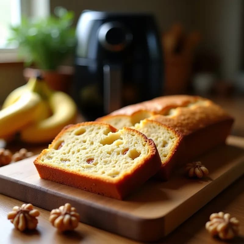 Pan de Plátano sin Harina: Receta en Airfryer y Ultra Esponjoso