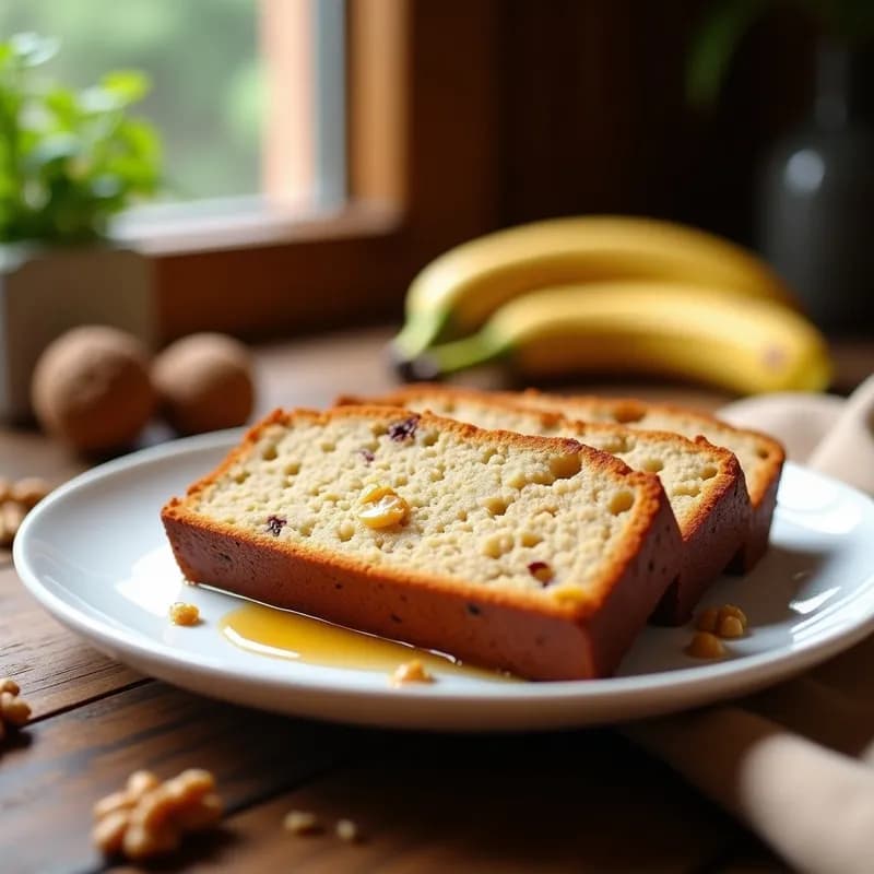 Pan de Plátano Sin Horno: Receta Express en Microondas en 5 Minutos