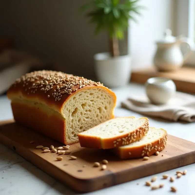Pan de Espelta con Semillas de Cáñamo y Miel de Manuka: Receta Sin Gluten para Tupper