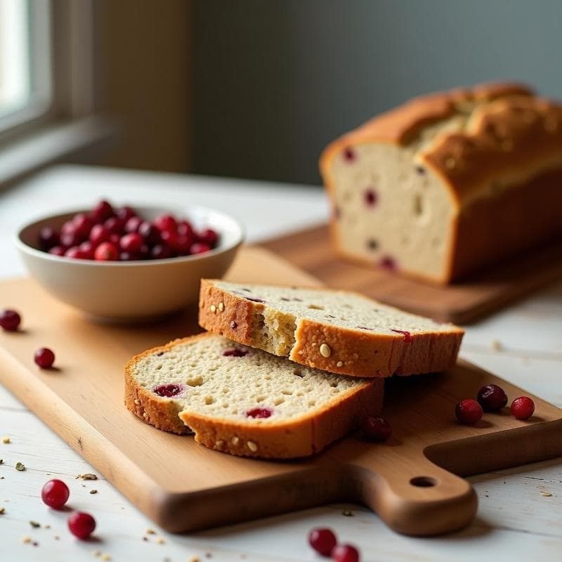 Pan de Espelta y Semillas de Cáñamo con Pasas de Arándanos: Receta Alemana para Tupper