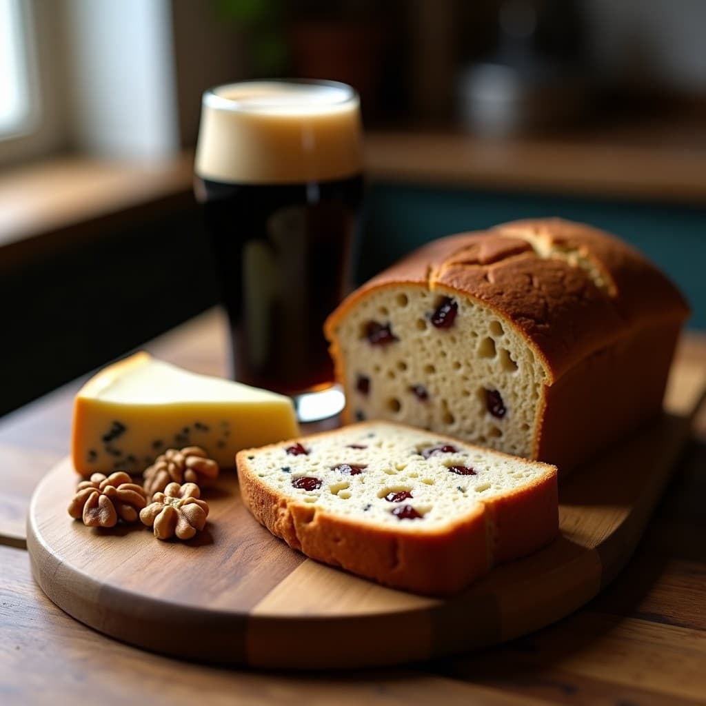 Pan de Espelta y Cerveza Negra con Pasas de Cebolla: Receta Alemana Sin Gluten para Acompañar Quesos