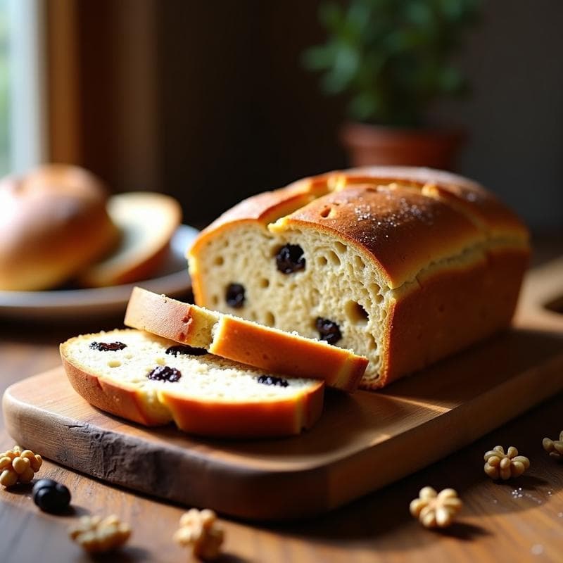 Pan de Espelta con Pasas de Uva Borracha y Nueces: Receta Sin Gluten en Thermomix y Alta en Fibra