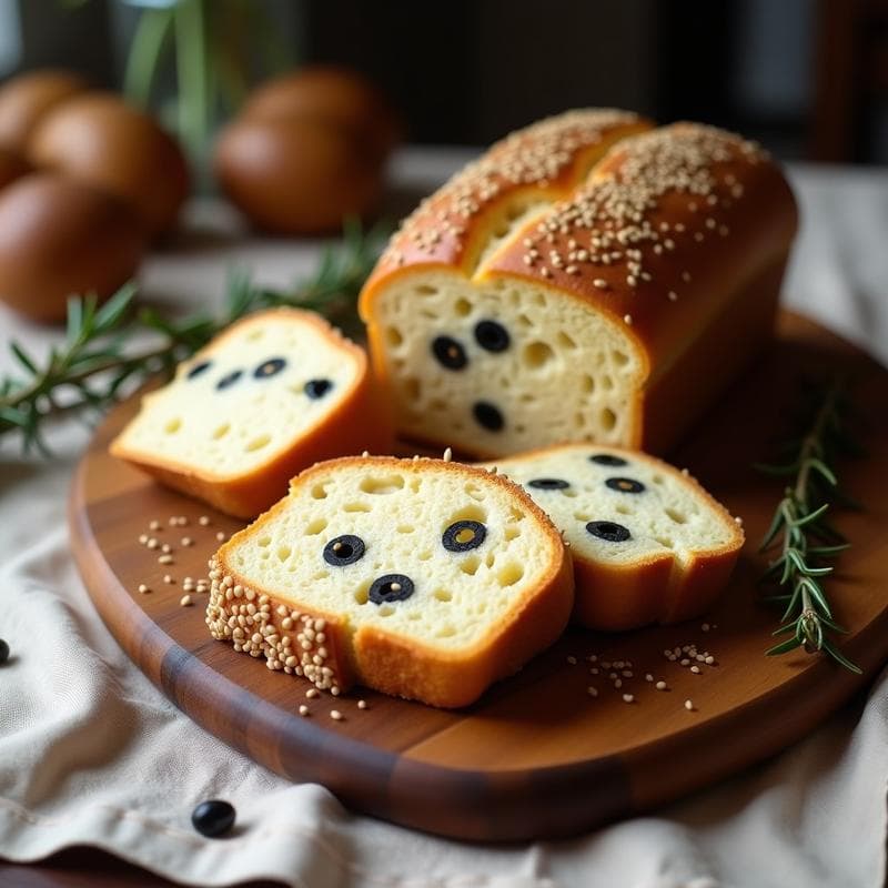 Pan de Harina de Almendra y Aceitunas Negras: Receta Sin Gluten y Baja en Carbohidratos en Thermomix