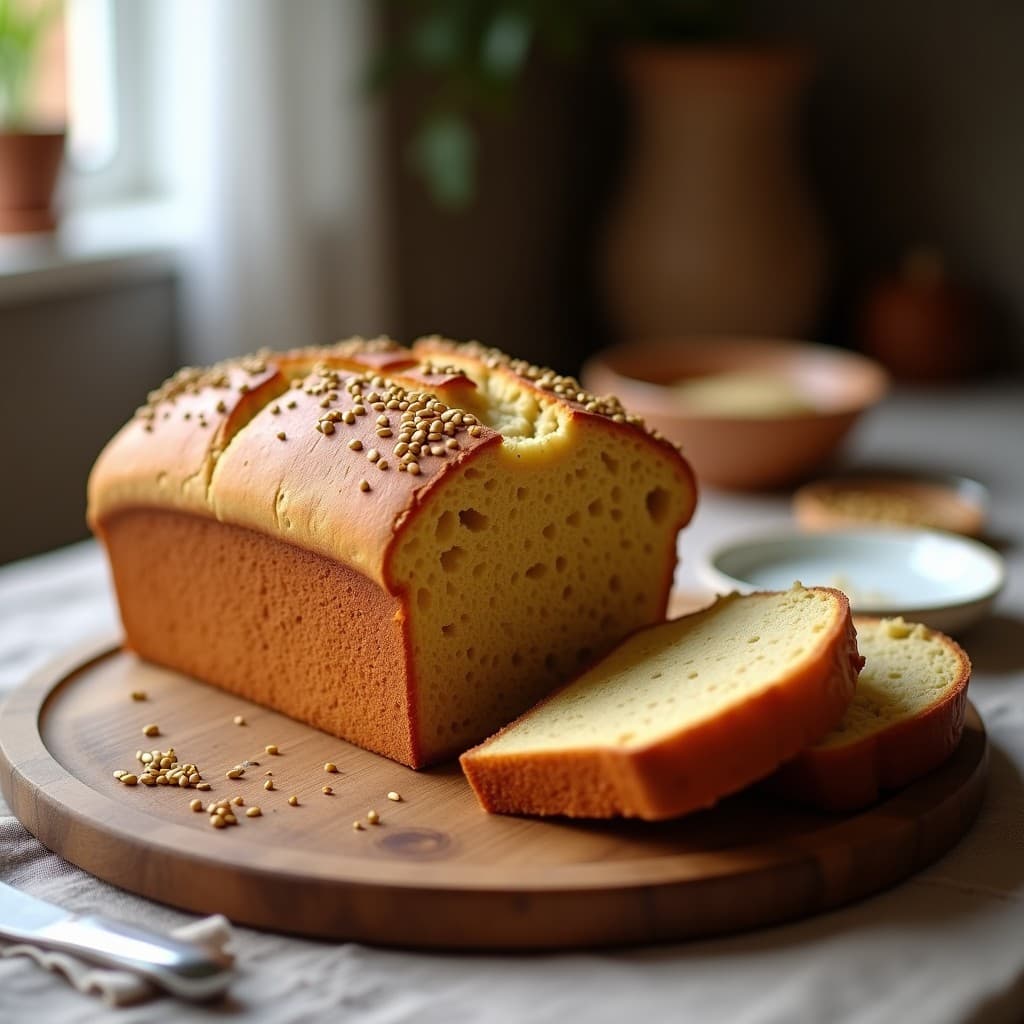 Pan de Harina de Teff y Semillas de Lino: Receta Etíope Sin Gluten para Tupper