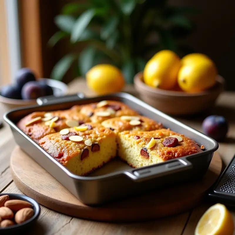 Pan de Higo con Almendras y Ralladura de Limón: Dulce Tradicional para Meriendas