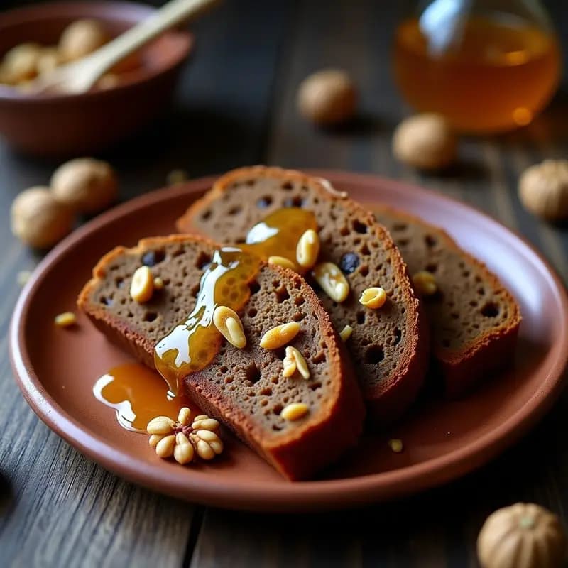 Pan de Higo con Nueces y Miel: Receta de Postre Aragonés Sin Horno