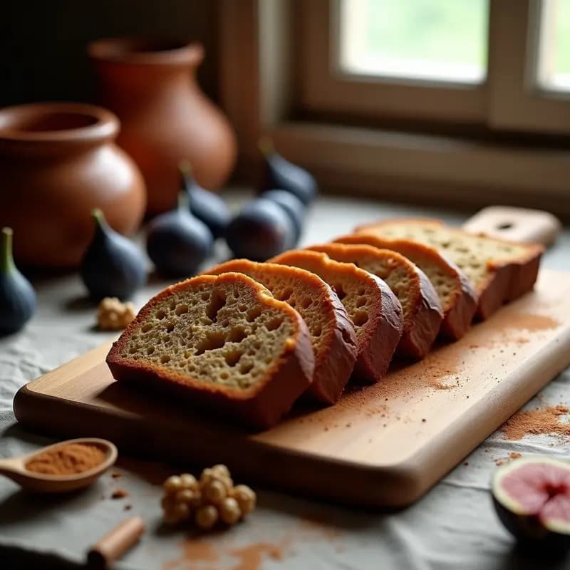 Pan de Higos con Nueces y Canela: Postre de Aprovecho Sin Horno
