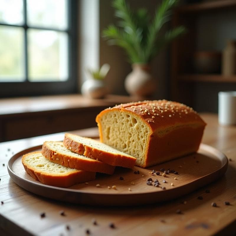 Pan de Molde de Lentejas Rojas y Semillas de Lino: Receta Vegana Sin Horno con 4 Ingredientes
