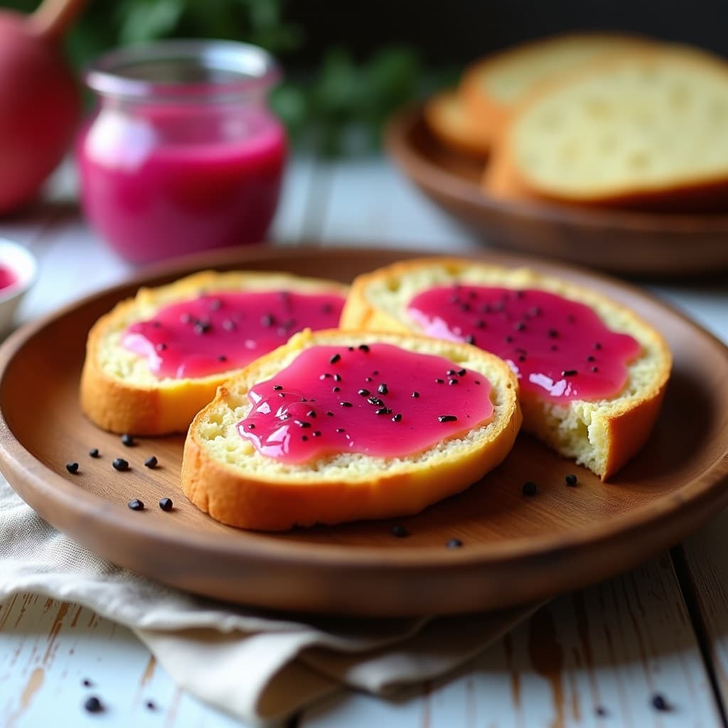 Pan de Maíz y Chía con Mermelada de Pitahaya: Desayuno Colombiano Sin Harina y Rápido