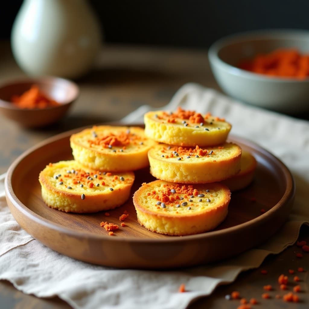 Pan de maíz y semillas de chía con espolvoreado de pimentón: Receta colombiana sin gluten para tupper