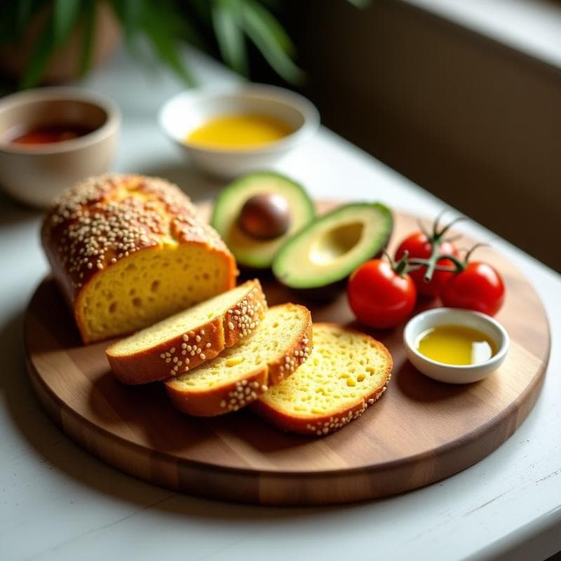Pan de Maíz y Semillas de Lino con Aceite de Oliva: Receta Sin Gluten y Sin Harina
