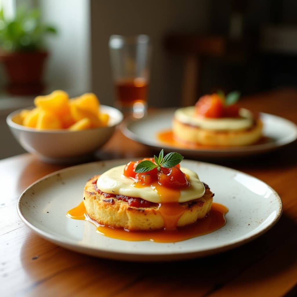 Pan de Mandioca con Queso Coalho y Mermelada de Cajá: Desayuno Brasilero Sin Gluten en 20 Minutos