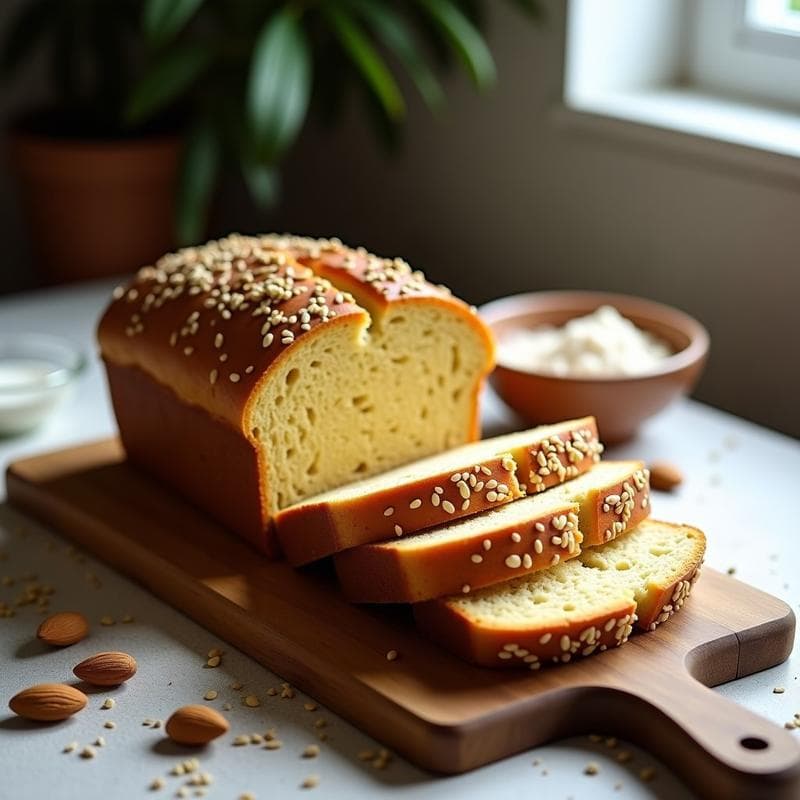 Pan de Molde de Almendra y Semillas: Receta Sin Gluten y Sin Lactosa en Airfryer
