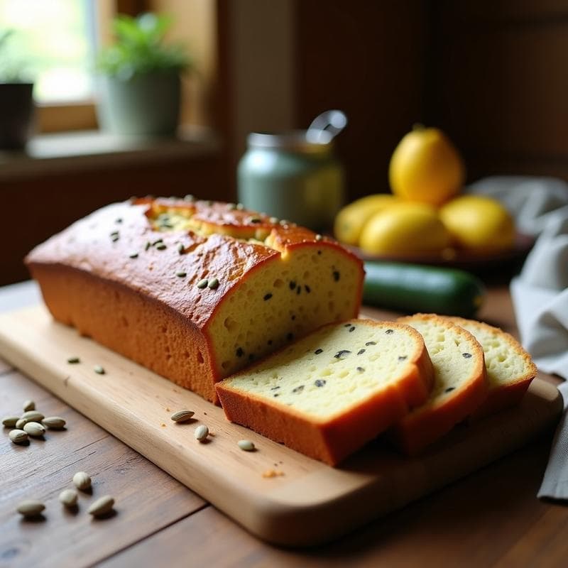 Pan de Molde de Calabacín y Semillas de Lino: Receta Keto Sin Harina para Tostadas