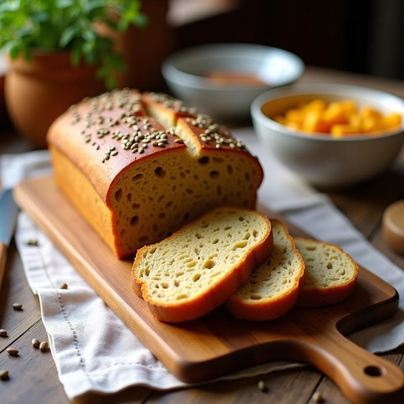 Pan de Molde de Harina de Lentejas: Receta Sin Gluten para Sandwiches Saludables
