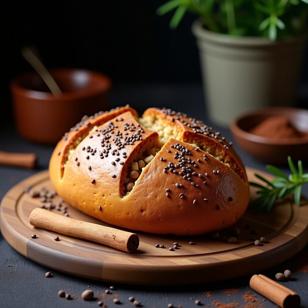 Pan de Mole y Semillas de Chía: Receta Sin Gluten en Airfryer con Toque Mexicano