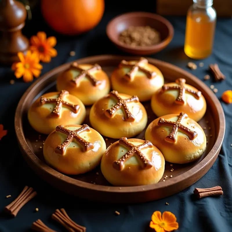 Pan de Muerto con Esencia de Azahar y Anís: Receta Mexicana Tradicional Sin Azúcar
