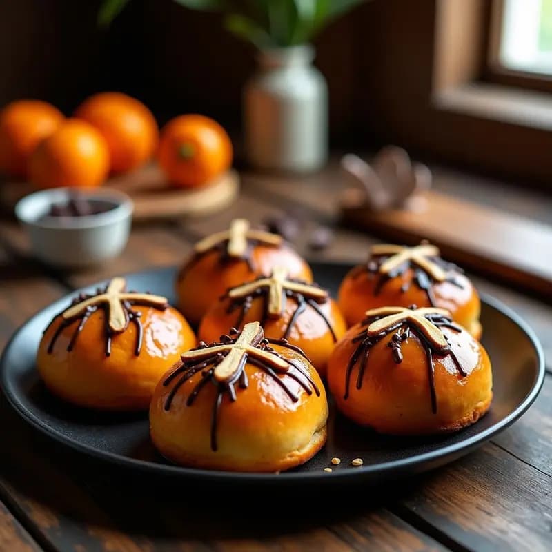 Pan de Muerto con Chocolate y Naranja: Postre Mexicano Tradicional Sin Lactosa