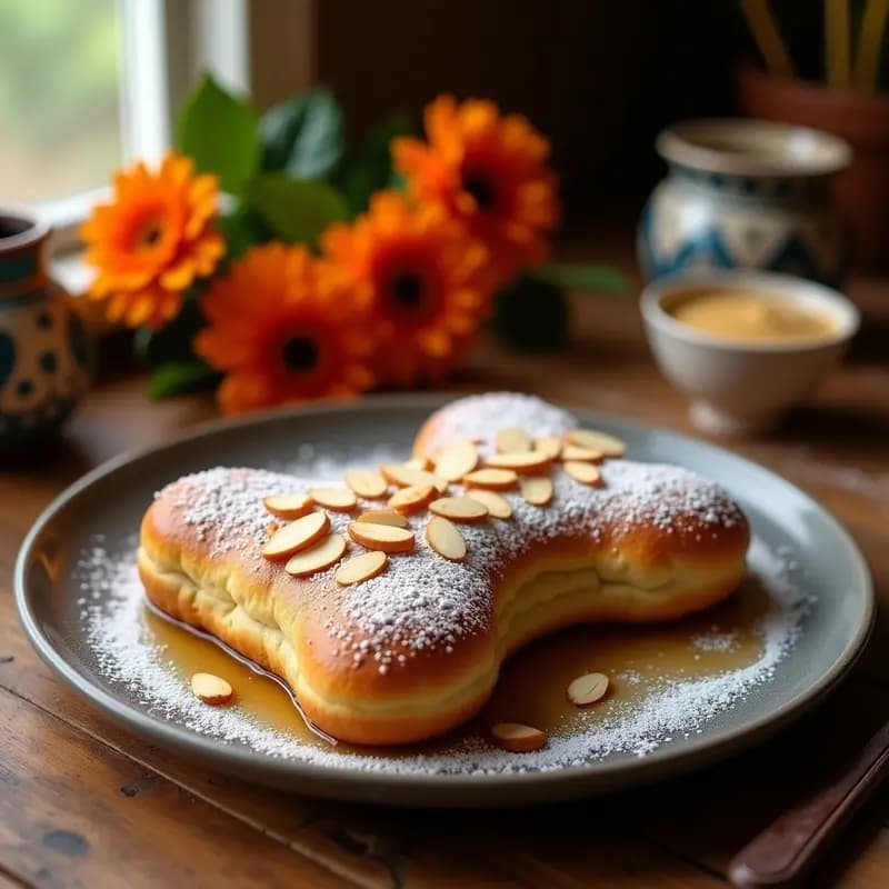 Pan de Muerto Vegano con Esencia de Flor de Azahar: Receta Mexicana Sin Huevo ni Lácteos