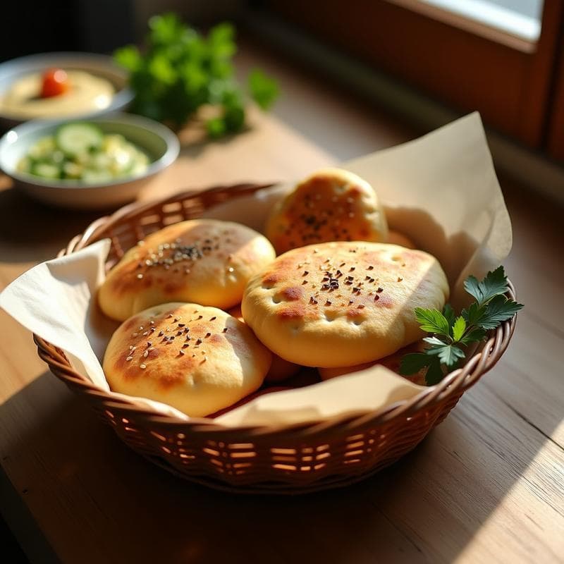 Pan Pita Vegano sin Gluten: Receta en Airfryer con Textura Esponjosa en 12 Minutos