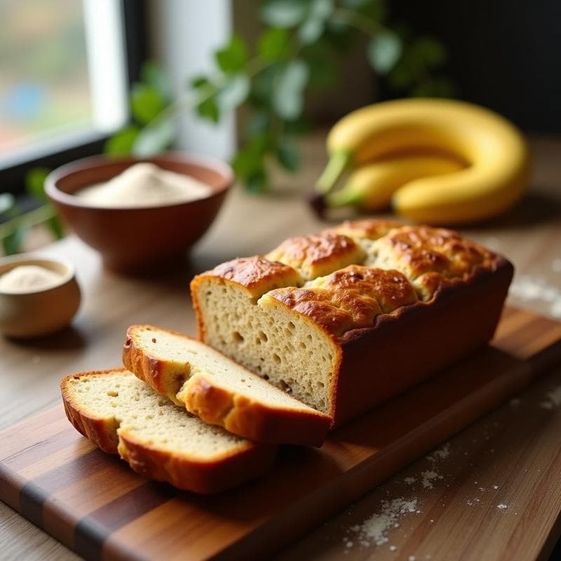 Pan de Plátano y Canela con Protein Powder: Desayuno Sin Harina y Alto en Proteínas