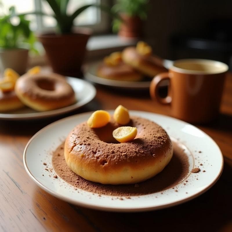 Pan de Plátano Macho y Cacao con Chips de Macadamia: Desayuno Sin Harina Alto en Magnesio