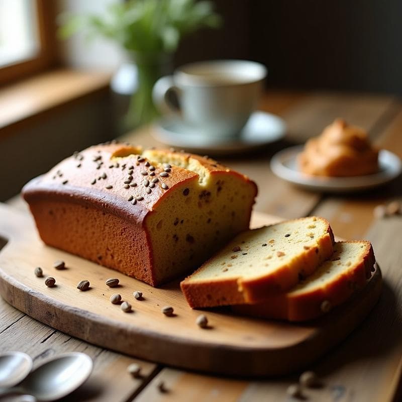 Pan de Plátano Macho y Semillas de Cáñamo: Desayuno Sin Gluten y Vegano en 20 Minutos