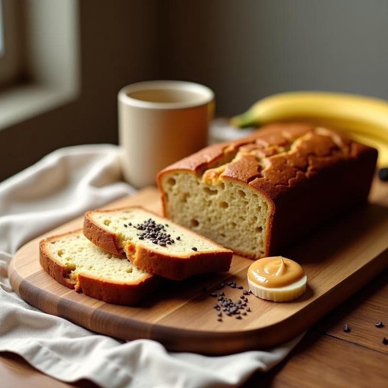 Pan de Plátano Macho y Semillas de Lino: Receta Sin Harina y Sin Azúcar en Olla Lenta