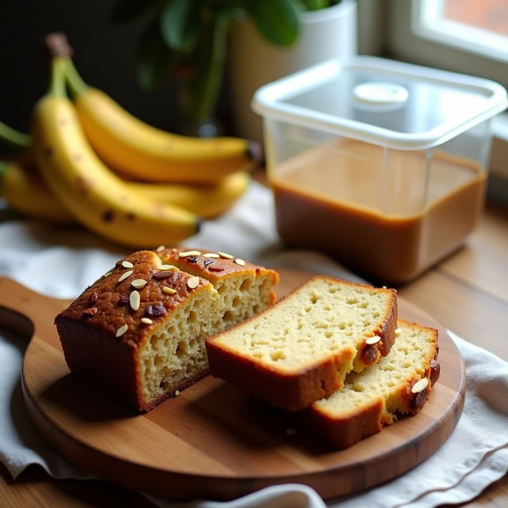 Pan de Plátano Macho y Semillas de Amaranto: Receta Colombiana Sin Gluten para Tupper