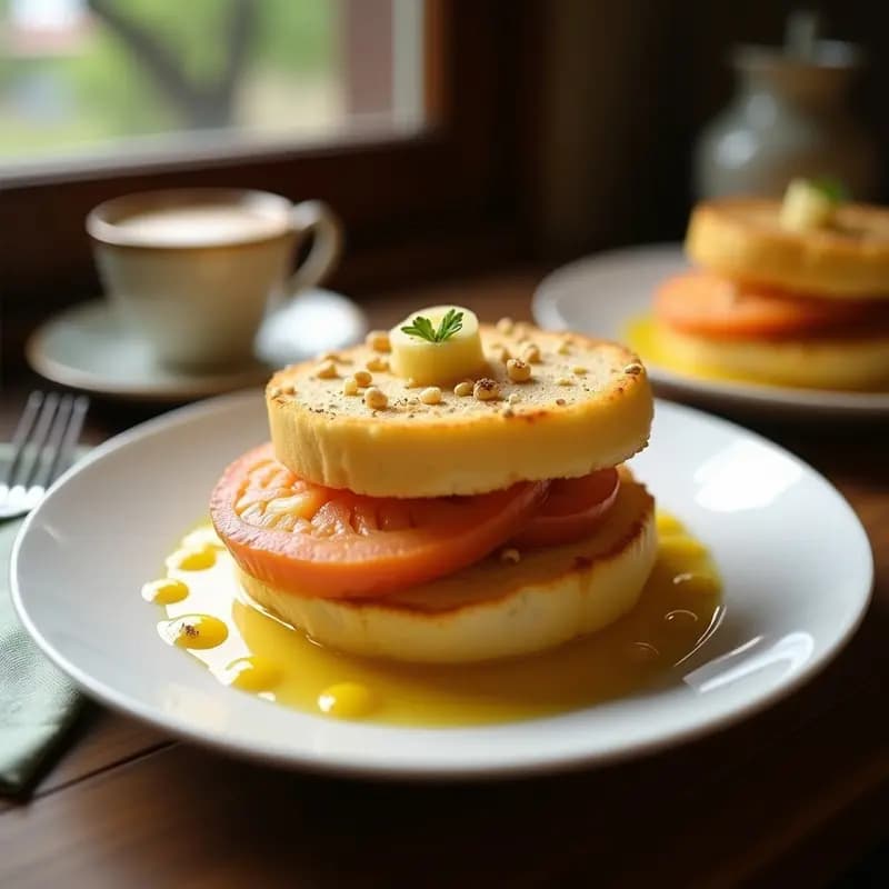 Pan de Plátano Macho y Semillas de Girasol: Desayuno Sin Harina con Toque Crujiente