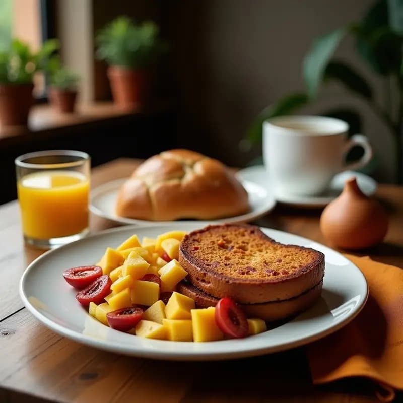 Pan de Plátano Maduro y Cacahuete: Desayuno Sin Harina y Rico en Energía
