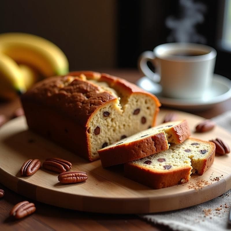 Pan de Plátano Maduro y Nueces con Especias Chai: Desayuno Energético Sin Harina en Thermomix