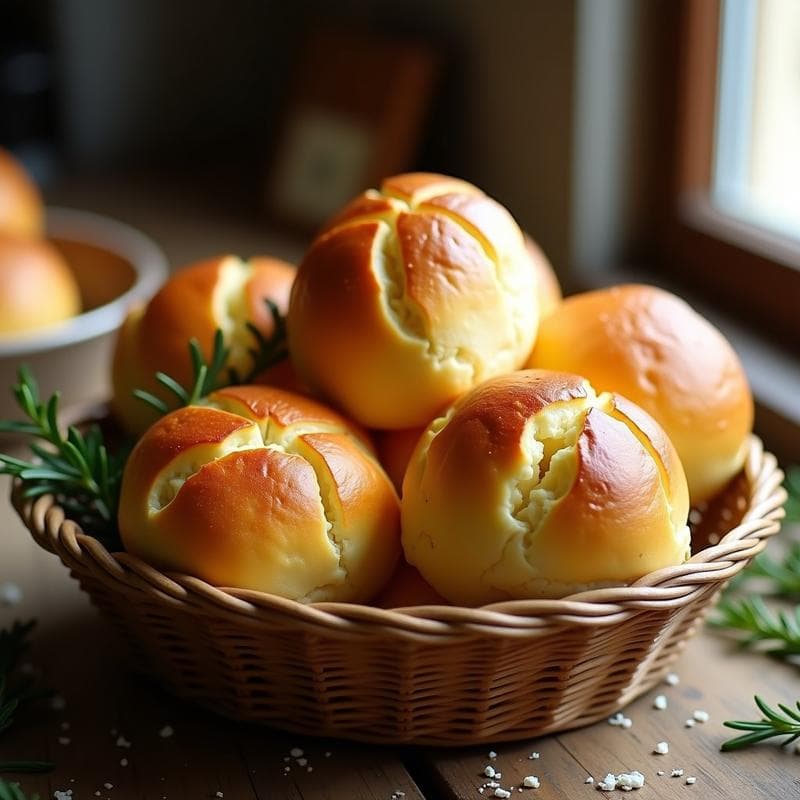 Pan de Queso de Almendras y Romero: Receta Sin Gluten en Airfryer con 3 Ingredientes
