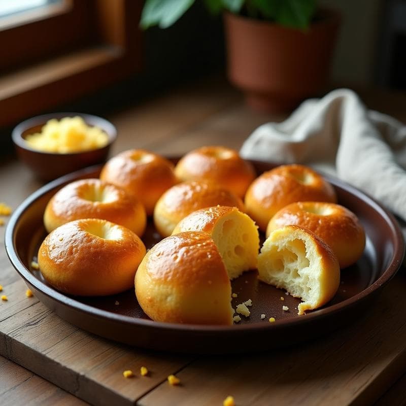 Pan de Queso Brasilero con Harina de Mandioca y Queso Minas: Receta Sin Gluten y Esponjosa