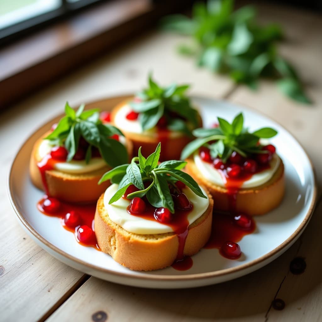 Pan de Queso de Búfala y Rúcula con Salsa de Granado: Desayuno Italiano Keto en Airfryer