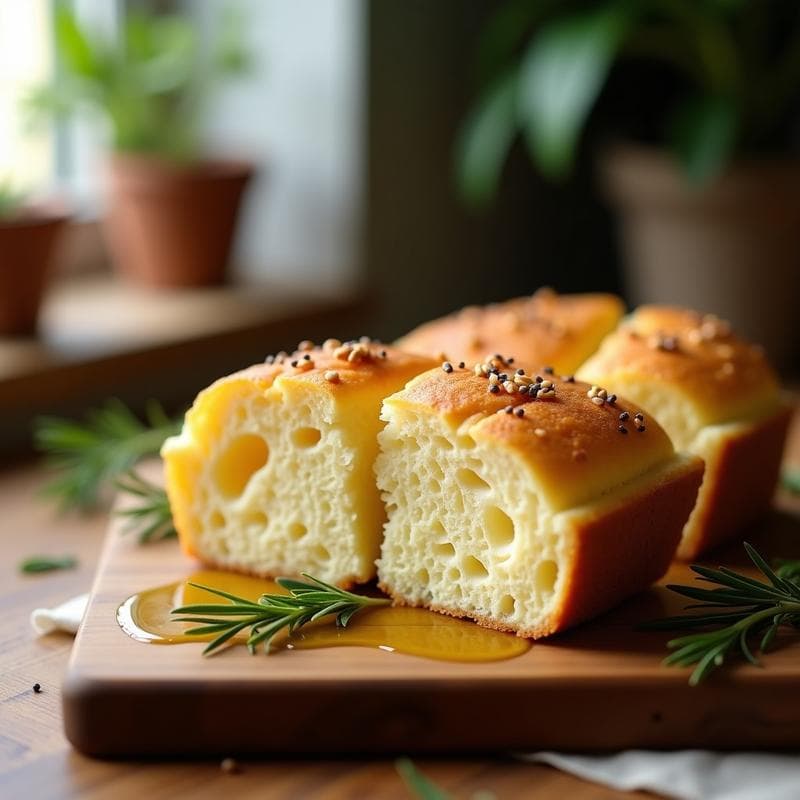Pan de Queso Keto con Semillas de Chía y Psyllium: Receta Sin Gluten en Airfryer