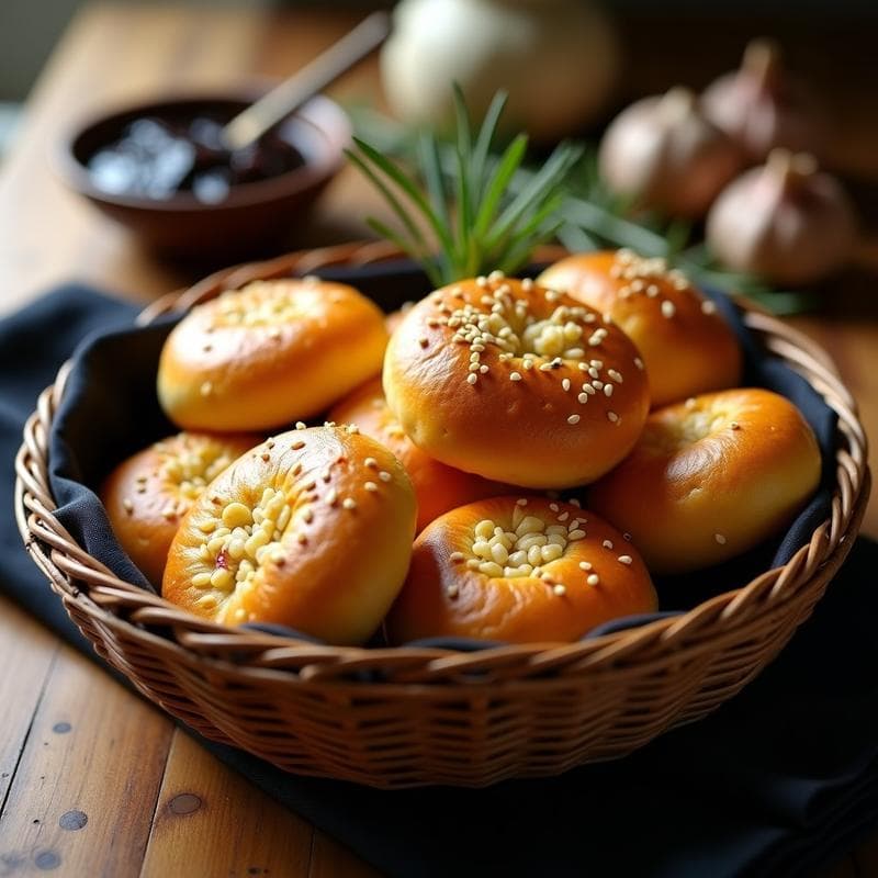 Pan de Queso de Mandioca y Ajo Negro: Receta Brasileña Sin Gluten en Airfryer