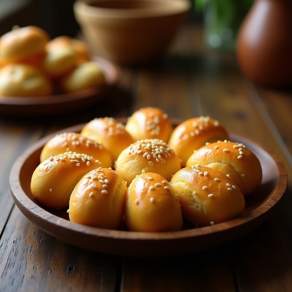 Pan de Queso de Mandioca con Semillas de Sésamo: Receta Brasilera Sin Gluten y Sin Lactosa