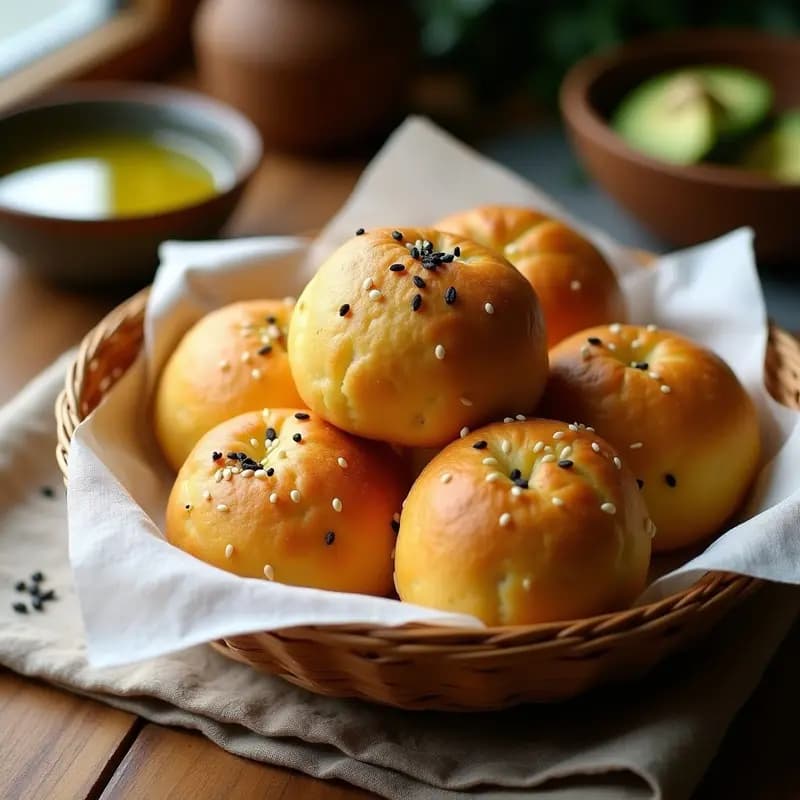 Pan de Queso de Yuca y Algas Nori: Receta Brasileña Keto y Sin Lactosa en Airfryer