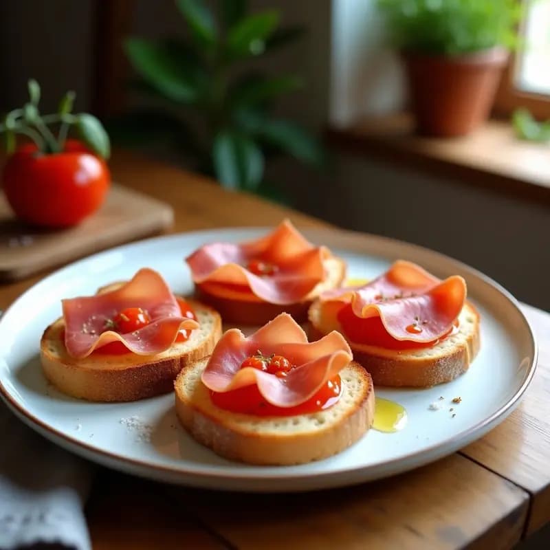 Pan con Tomate y Jamón Serrano: Receta Catalana Auténtica en 5 Minutos