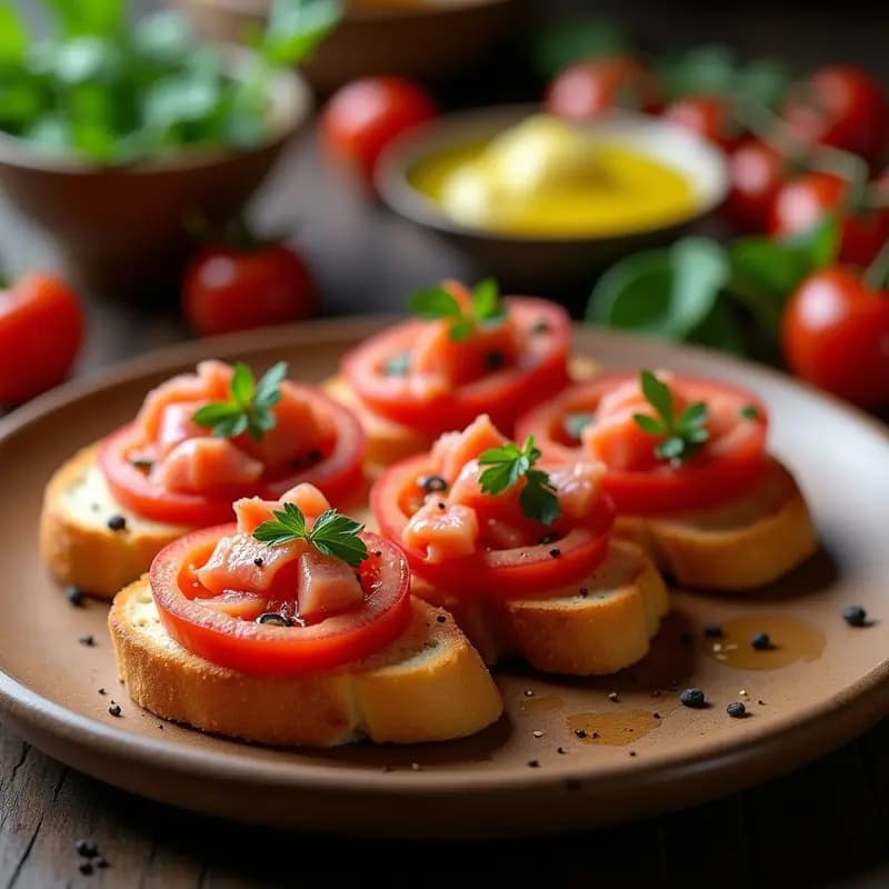 Pan con tomate y ventresca: Tapa catalana gourmet en 5 minutos con aceite de arbequina
