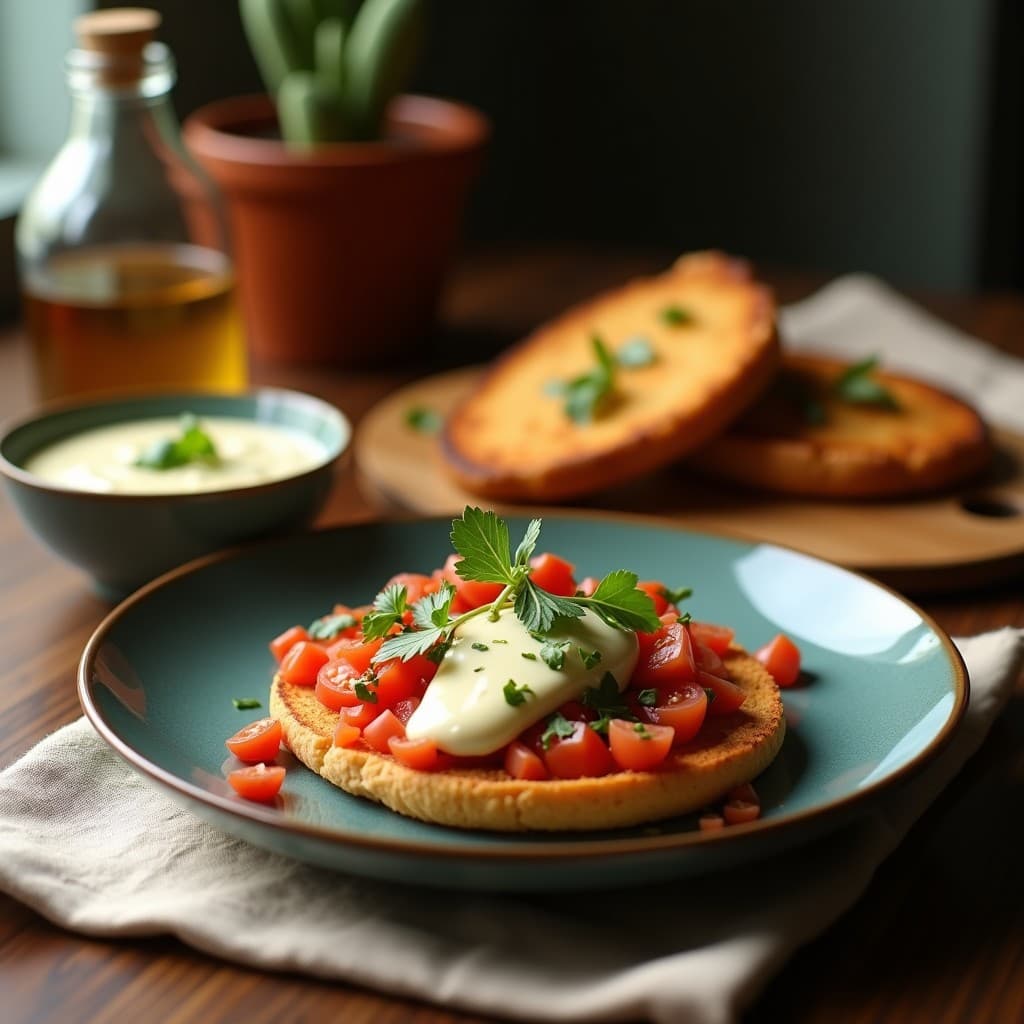 Pan de Yuca Relleno de Aioli de Ajo Negro y Tomate Seco: Aperitivo Español Sin Gluten en 20 Minutos