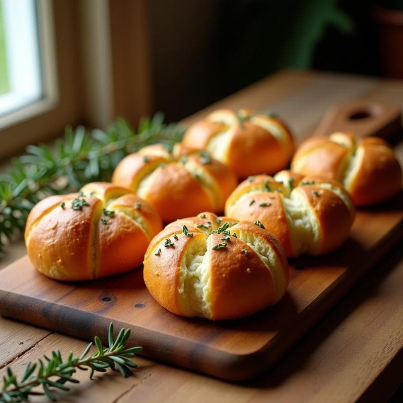 Pan de Yuca con Queso de Castaña y Hierbas Provenzales: Receta Francesa Sin Gluten en Airfryer