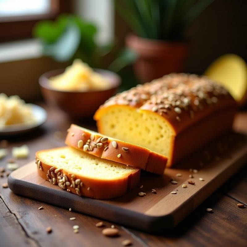 Pan de Yuca y Queso Vegano con Semillas de Girasol: Receta Colombiana Sin Gluten
