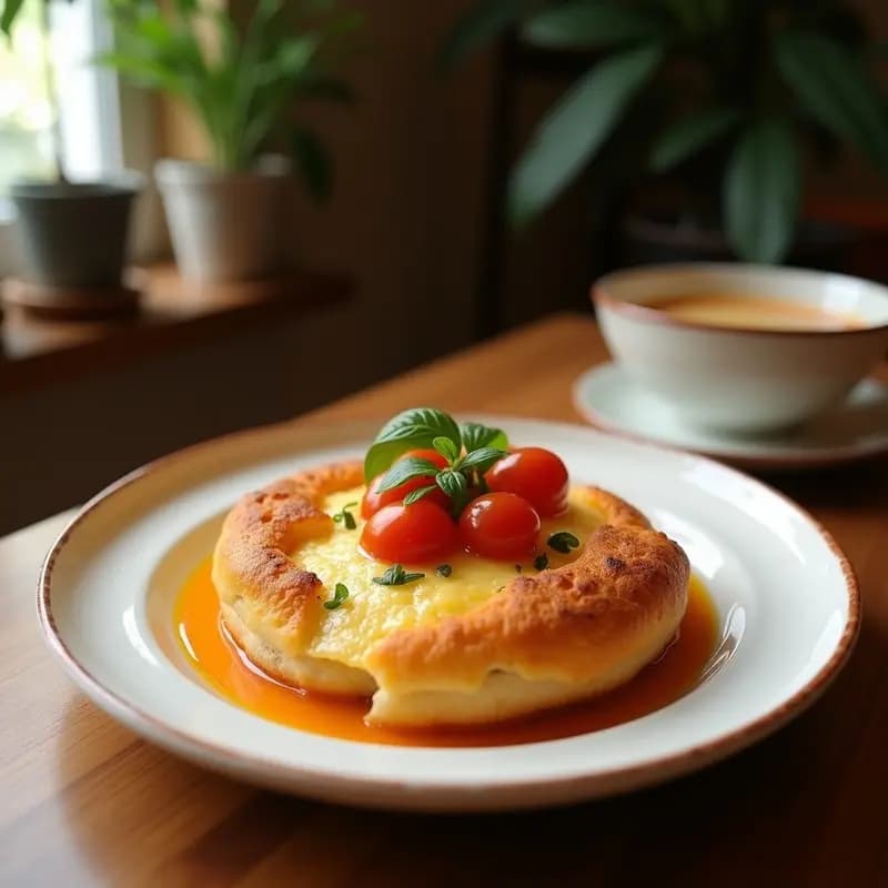 Pan de Yuca Relleno de Chongos Zamoranos y Mermelada de Guayaba: Desayuno Colombiano Sin Harina