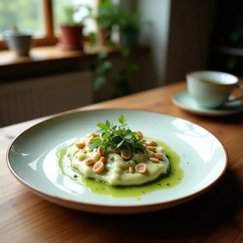 Pana Cotta de Coco y Matcha: Postre Italiano Vegano y Sin Gelatina