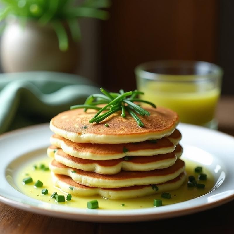 Pancakes de Harina de Guisante y Espárragos: Desayuno Keto Sin Gluten en Thermomix