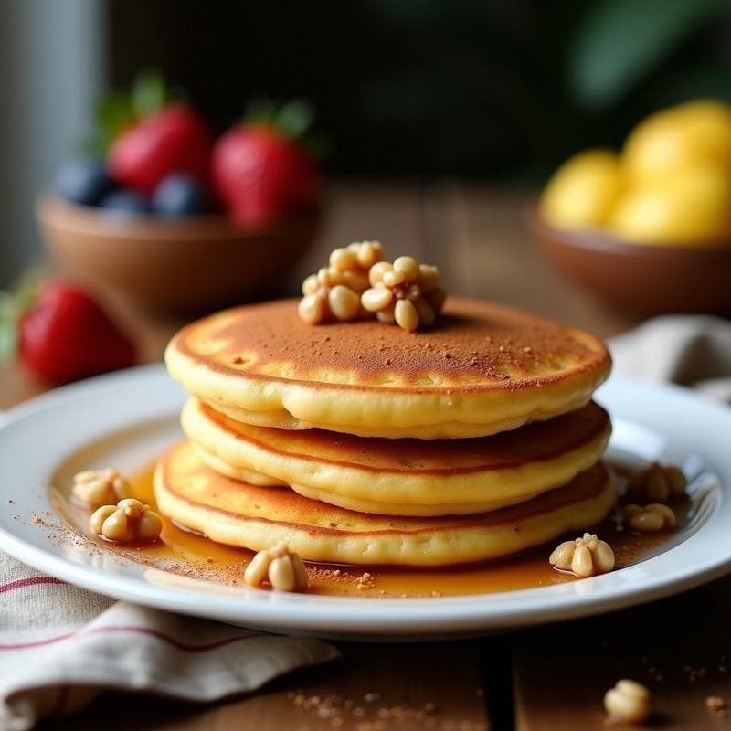 Pancakes de Plátano Macho y Canela: Receta en Airfryer Sin Harina y Sin Azúcar