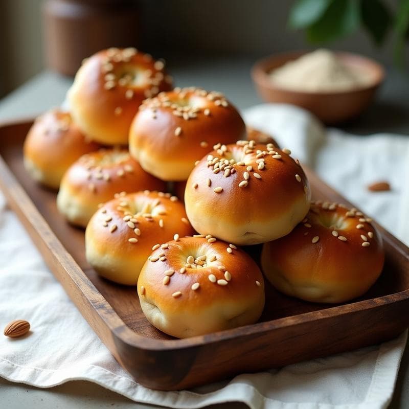Panecillos de Almendra y Semillas de Lino: Receta Keto Sin Gluten en 15 Minutos