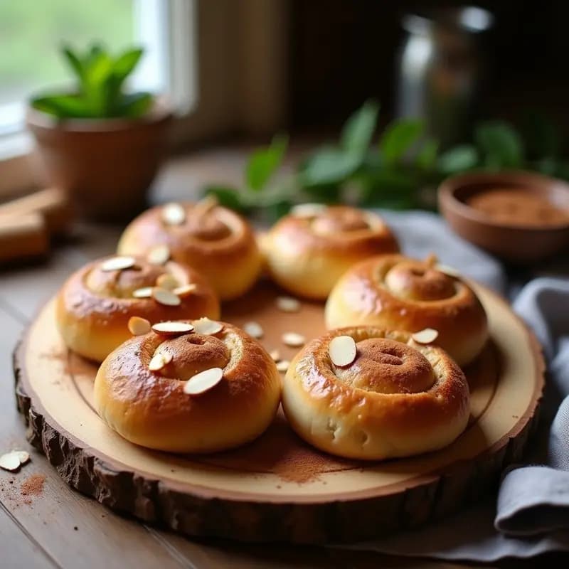 Panecillos de Canela Suecos con Cardamomo: Receta Escandinava en Airfryer y Sin Azúcar